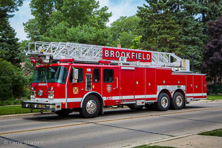 Brookfield Fire Department apparatus fire trucks Larry Shapiro photographer shapirophotography.net